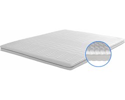 Topdekmatras 140x200 NASA Traagschuim Topper 6cm dik