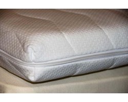 Topdekmatras - Topper 160x200 - 12 cm dik - Tencel hoes - HR55 Koudschuim