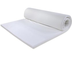 Topdekmatras - Topper 160x200 - HR60 koudschuim - Cooltouch - 10 cm dik - Medium/stevig