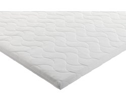 Topper 140x200 - 10cm dik - Nasa Traagschuim - Afritsbaar hoes - TopMatras - Ergoline