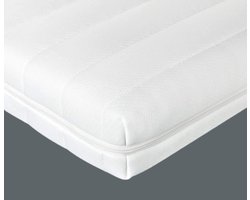 Topper matras 160x200 cm - topdekmatras - premium tijk - 5cm hoog