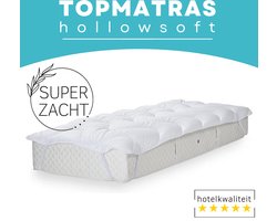 Zavelo Topmatras Hollowsoft - Super Zacht - 1 persoons 90 x 200 cm - Topdekmatras - Topper Matras - Matrastopper - Anti-Allergeen