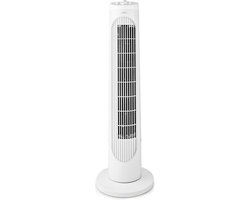 Nedis Torenventilator - 3 Snelheden - Zwenkfunctie - 50 W - Wit