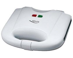 Adler AD 301 - Tosti apparaat - wit - 750 Watt