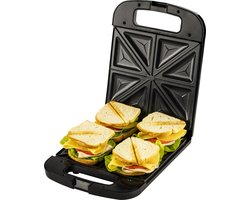 Adler - Tosti ijzer XXL - voor 4 tosti's - 2000 Watt