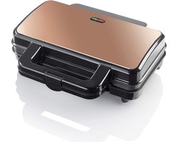 ApexArte® Contactgrill - Tosti Apparaat - Tosti-ijzers - Panini Grill - Bruin