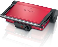 Bosch TCG4104 - Contactgrill Elektrisch - Zwart, Rood