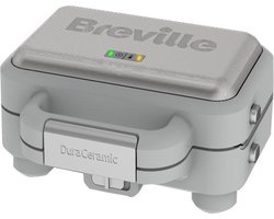 Breville DuraCeramic - Tosti ijzer - Zilver