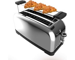 Cecotec Tostador vertical Toastin time 1500 Inox