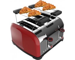 Cecotec Tostador vertical Toastin time 1700 Double Red