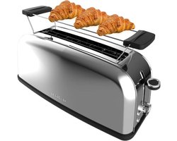 Cecotec Tostador vertical Toastin time 850 Inox Long