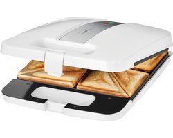 Clatronic ST 3629 - Tosti ijzer voor 4 tosti's - Wit