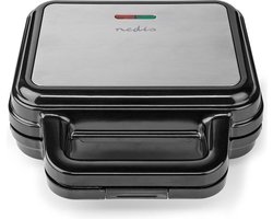 Contactgrill - Tosti IJzer - Panini Grill - Anti Aanbaklaag - 700W - Zwart