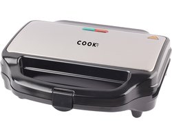 COOK-IT Tosti apparaat - Sandwich IJzer XL - Extra Breed 15x28 CM