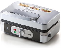 DOMO DO9136C Contactgrill - Snack maker 3-in-1 - Verwisselbare bakplaten voor croque/tosti/wafel/grill