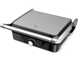 ELDOM - Contactgrill - RVS - 30x25 cm - 2000W