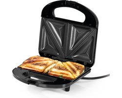 GOURMETmaxx tosti-ijzer met LED-lampje - zwart