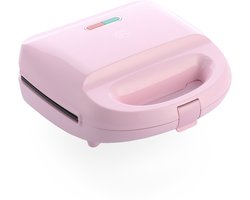 GreenChef - 3-in-1 Panini, wafel en croque machine - verwisselbare platen - roze - PFAS-vrij