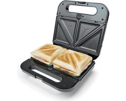 Korona 47018 XXL tosti apparaat 3 in 1 | Verwisselbare platen met anti-aanbaklaag | Sandwichplaat, grillplaat, Belgische wafelijzer | Gemakkelijk schoon te maken | Max. 800 watt