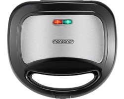 Monzana Tosti Apparaat 750W - Antiaanbaklaag BPA vrij - Wit