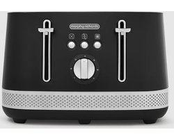 Morphy Richards Illumination 4-Slice Toaster 4 snede(n) 1800 W Zwart