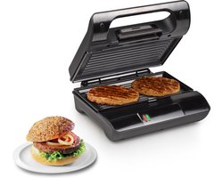 Princess Panini Grill Compact 117000 – Grill apparaat - Tosti apparaat - Warmt zeer snel op - RVS design