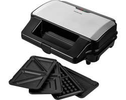 Sencor SSM 9940SS - tosti-apparaat - zilver/zwart