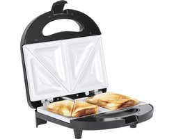 Teesa TSA3222 - Tosti-ijzer voor 2 tosti‘s, zwart