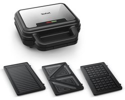 Tefal UltraCompact 3in1 SW383D - Wafel-, Tosti-ijzer & Contactgrill - 700W