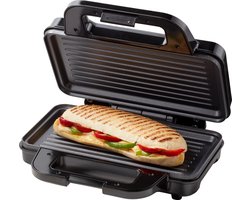 Tomado TGP2001S - XXL Tosti ijzer - Panini grill - PFAS vrij - Tosti apparaat - 900 watt - Zwart/rvs