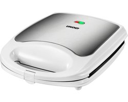 Unold Quadro Sandwich toaster Inklapbaar Wit, Zwart