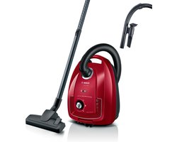 Bosch BGB38RD2 Serie 4 - Stofzuiger met zak - Rood