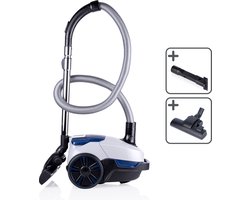 Dirt Devil Stofzuiger met Zak DD2002 - Vacuum Cleaner met HEPA 10 Filter - Stofzuiger met Combiborstel en Kierenzuigmond 800W - Wit