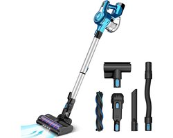 Handstofzuiger met Steel - Draadloze Steelstofzuiger - Handheld Vacuum Cleaner - Afneembare Kruimelzuiger - Kruimeldief Best Verkocht - Blauw