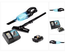 Makita DCL 180 RA1 B accu stofzuiger 18 V zwart + 1x oplaadbare accu 2.0 Ah + lader