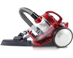 TurboTronic CV07 Stofzuiger zonder zak - Compact Design - Hoge Zuigkracht - Rood