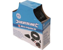 Silverline Complete tuin irrigatie set - 71-delig - waterbesparend - eenvoudig te installeren