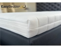 EasyBedden® Koudschuim Matras 130x180 - 14 cm dik | HR45 Schuim - Luxe Tijk - 100 % Veilig - ACTIE !!!