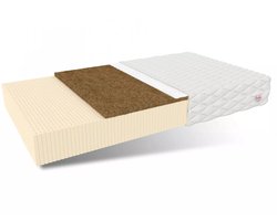 FDM® TORO MAX Matras 140x200 cm - Koudschuim Latex Matrassen Tweepersoons - Hoogte 20 cm H2 en H3 - Dubbelzijdig - 7 zones - Afritsbaar hoes wasbaar - Antiallergisch en Ademende - Mengsel van schuimen en kokosmat