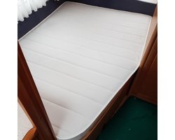 Koudschuim de luxe HR55/HR60 matras op maat voor Hobby UFE 495/ UFE 460/ UFE 540 17cm dik. Ook aan te raden bij personen met (rug) klachten.