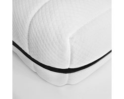 Matras 140x190 cm  - Comfortschuim - Wit - Matrassen - Gemiddeld- Mister Sandman - Goede kwaliteit