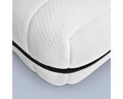 Matras 160 x 200  cm - Hoogte ca. 11 cm - Koudschuimmatras - Matras 160x200 tweepersoons  - Ergonomisch - Ademende matrassen - Matras gemiddeld