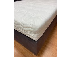 Matras - 90x200 - koudschuim - premium plus tijk - 14 cm - medium