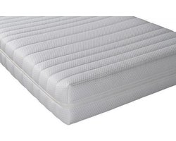 Matras Comfortschuim 20cm dik 180x200 cm tweepersoons matras - zetelsenbedden - afritsbaar tijk - Koudschuim