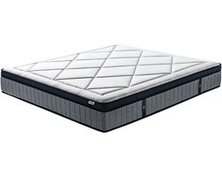 Matras Drop® - Elysia - Meduim - 30 cm dik - 180x200 cm - 5 zone pocket met schuimrand en toplaag 7 cm HR schuim + extra toplaag 1 cm traagschuim - met antibacteriële hoes