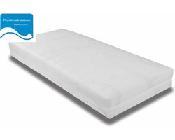 "Rustmatras Pocketvering Matras 80x190 - 7 zones - 21 cm hoog / Inclusief anti allergische wasbare tijk met huisstofmijt bescherming"