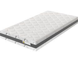 Cloudtemp Matras - Medisch erkend - Aanpasbaar - Twijfelaar 120x190 - Wasbaar - NASA traagschuim - Pocketvering - Koudschuim - Bamboe -Luxe matras - Premium kwaliteit