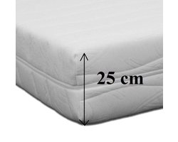 Hotel Matras Pocketvering 120x190 Koudschuim HR45 ca. 25cm dik