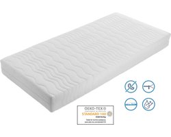 Matras 120x200 - 14cm dik - HR Koudschuim - Afritsbaar hoes - contour gesneden 7-zone - Ergoline