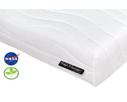 Matras - Happy - Nasa - Traagschuim - Pocket - Zone - Rits - 120 x 200cm Dikte 24cm Tencel/bamboe